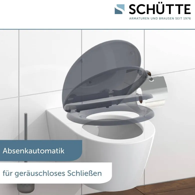 Schütte Duroplast WC-Sitz ANTHRAZIT Duroplast