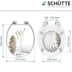 Schütte WC-Sitz BALANCE MDF