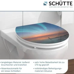 Schütte WC-Sitz Polarlichter MDF