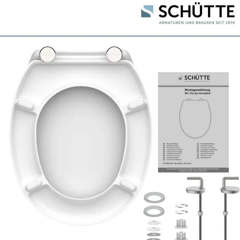 Schütte WC-Sitz WHITE Duroplast