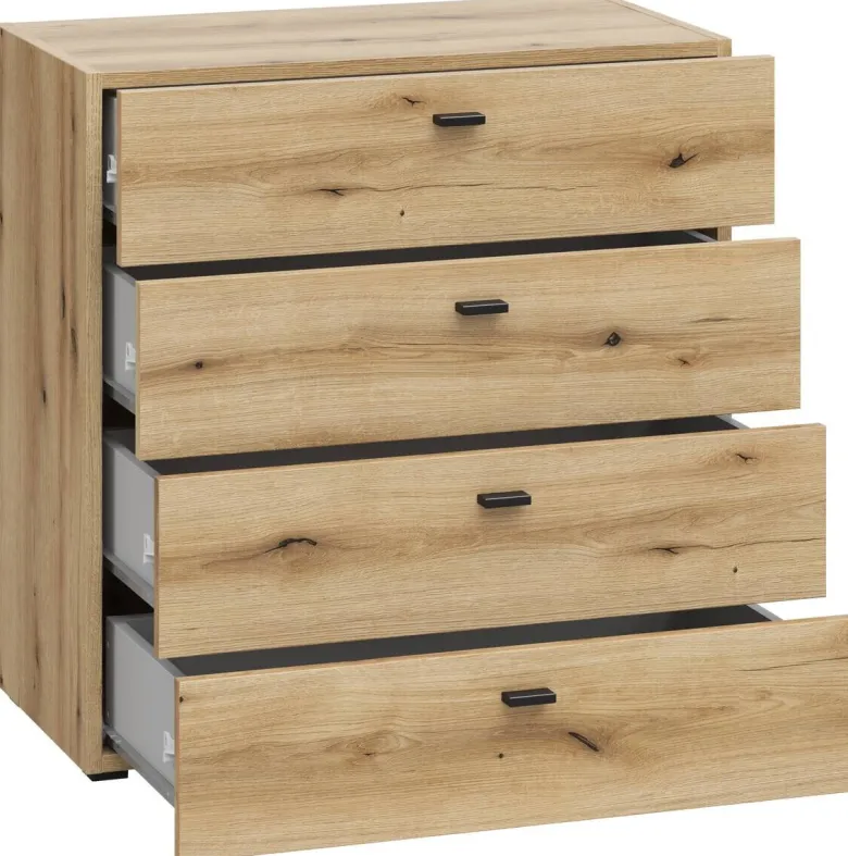 Schubkastenkommode System 64 Evoke Oak Nachbildung B/H/T: ca. 64x64x35 cm