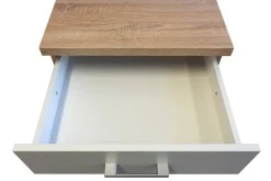 Schubkastenschrank Samoa weiß Eiche Nachbildung B/H/T: ca. 50x85x60 cm