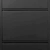 Schuhkipper Blacky schwarz matt B/H/T: ca. 50x105x13 cm