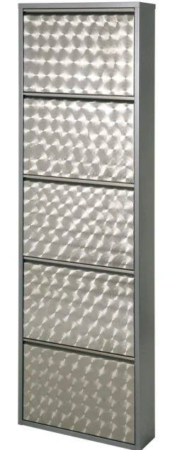 Schuhkipper Clip silber lackiert Optik B/H/T: ca. 50x170x13,5 cm