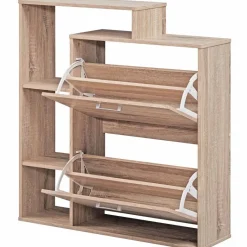 Schuhkipper Eiche Sonoma Nachbildung B/H/T: ca. 24x93x85 cm