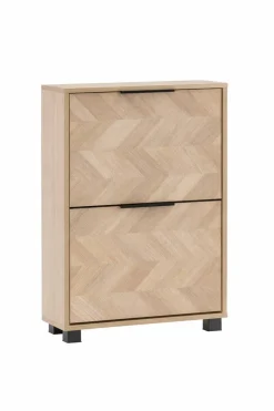 Schuhkipper Piazza, 2er Eiche Nachbildung B/H/T: ca. 59,8x85,7x19,55 cm