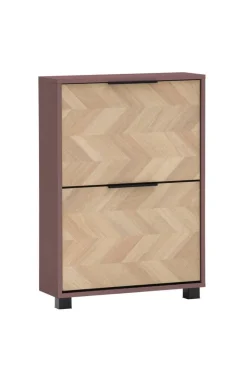 Schuhkipper Piazza, 2er mauve B/H/T: ca. 59,8x85,7x19,55 cm