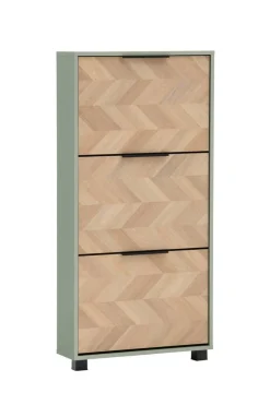 Schuhkipper Piazza, 3er Pistazie B/H/T: ca. 59,8x124,5x19,55 cm