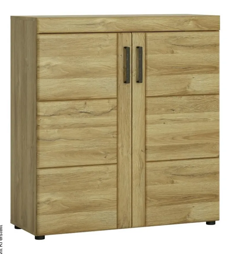 Schuhkommode Cortina Eiche Grand-Son Nachbildung B/H/T: ca. 93x100x38 cm