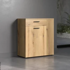 Schuhkommode Pure Bliss Eiche Evoke Oak Nachbildung B/H/T: ca. 80x89x36 cm