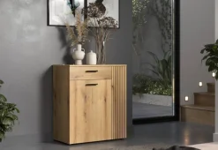 Schuhkommode Pure Bliss Eiche Evoke Oak Nachbildung B/H/T: ca. 80x89x36 cm
