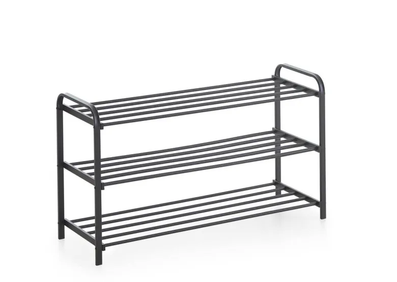 Schuhregal schwarz B/H/T: ca. 89x49x29 cm