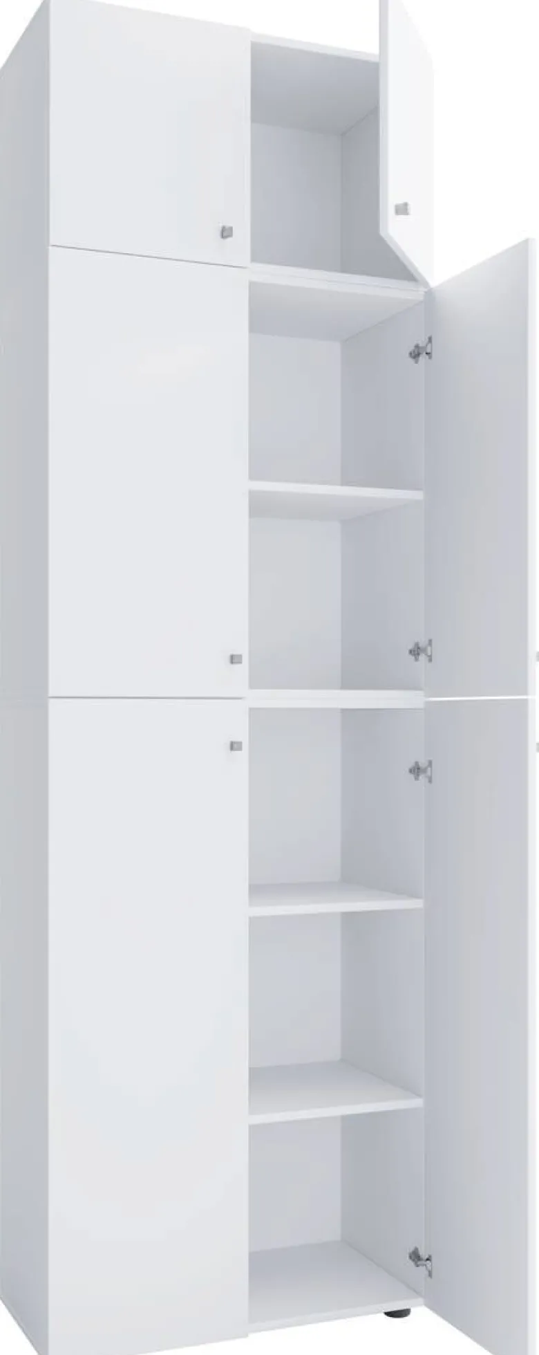 Schuhschrank Lona weiß B/H/T: ca. 70x223x39 cm