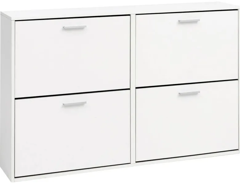 Schuhschrank weiß weiß B/H/T: ca. 120x81x24 cm