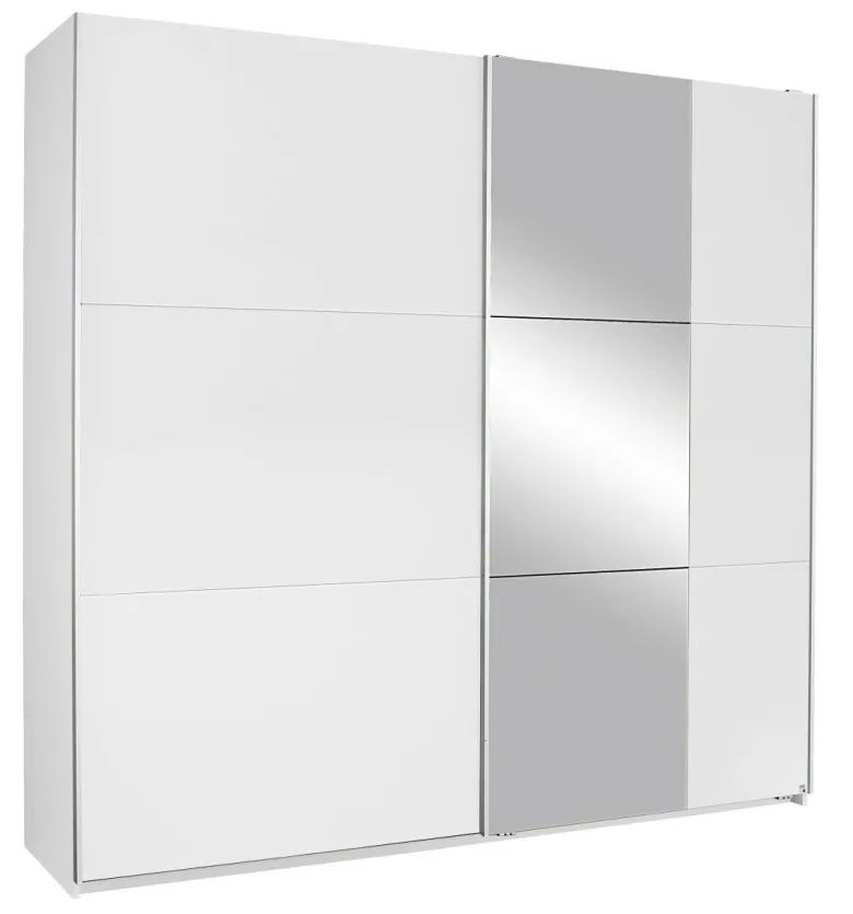 Schwebetürenschrank Kronach Alpinweiß B/H/T: ca. 218x210x59 cm