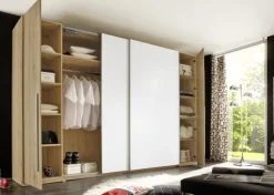 Schwebetürenschrank Match Eiche San-Remo Nachbildung weiß Eiche San-Remo Nachbildung weiß B/H/T: ca. 316x225x61 cm