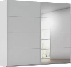 Schwebetürenschrank Quadra Seidengrau B/H/T: ca. 270x229x62 cm