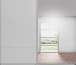 Schwebetürenschrank Quadra Seidengrau B/H/T: ca. 270x229x62 cm