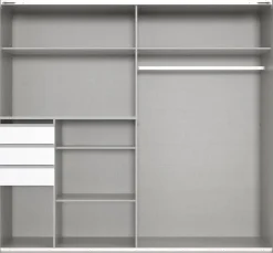 Schwebetürenschrank Saigon Sahara grau B/H/T: ca. 225x208x64 cm