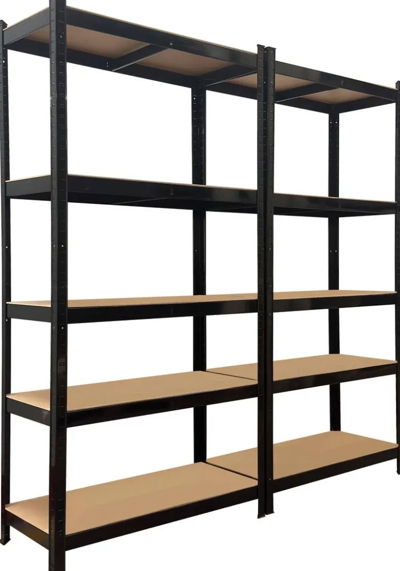 Schwerlastregal 2erSet schwarz B/H/T: ca. 200x200x60 cm