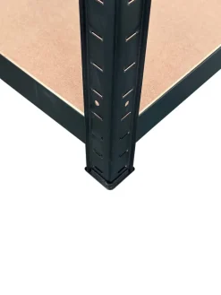 Schwerlaststeckregal 2er-Set schwarz B/H/T: ca. 160x160x40 cm