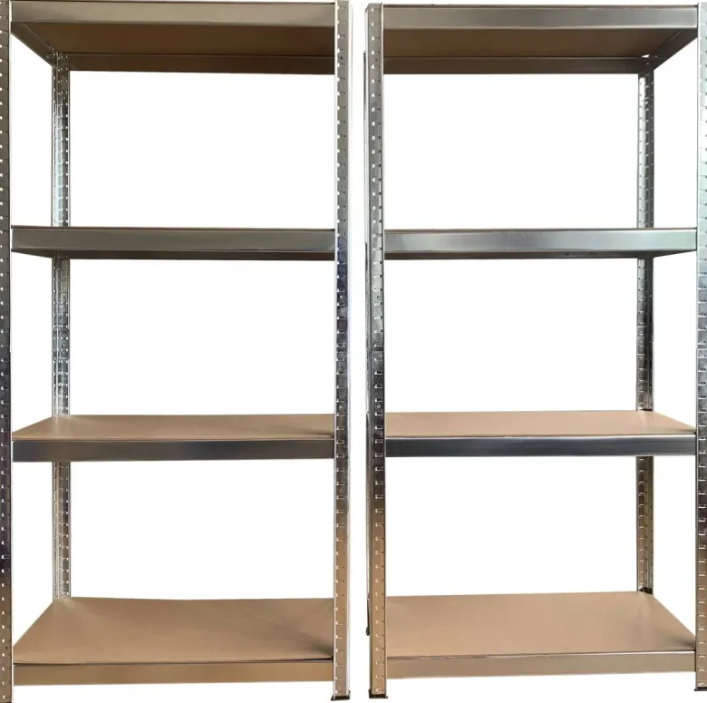 Schwerlaststeckregal 2er-Set verzinkt B/H/T: ca. 160x160x40 cm
