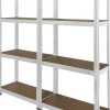 Schwerlaststeckregal 2er-Set weiß B/H/T: ca. 160x160x40 cm