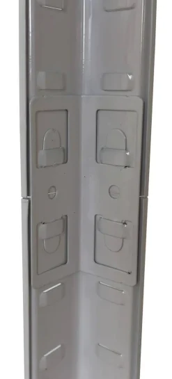 Schwerlaststeckregal 2er-Set weiß B/H/T: ca. 160x160x40 cm