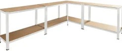 Schwerlaststeckregal 2er-Set weiß B/H/T: ca. 160x160x40 cm