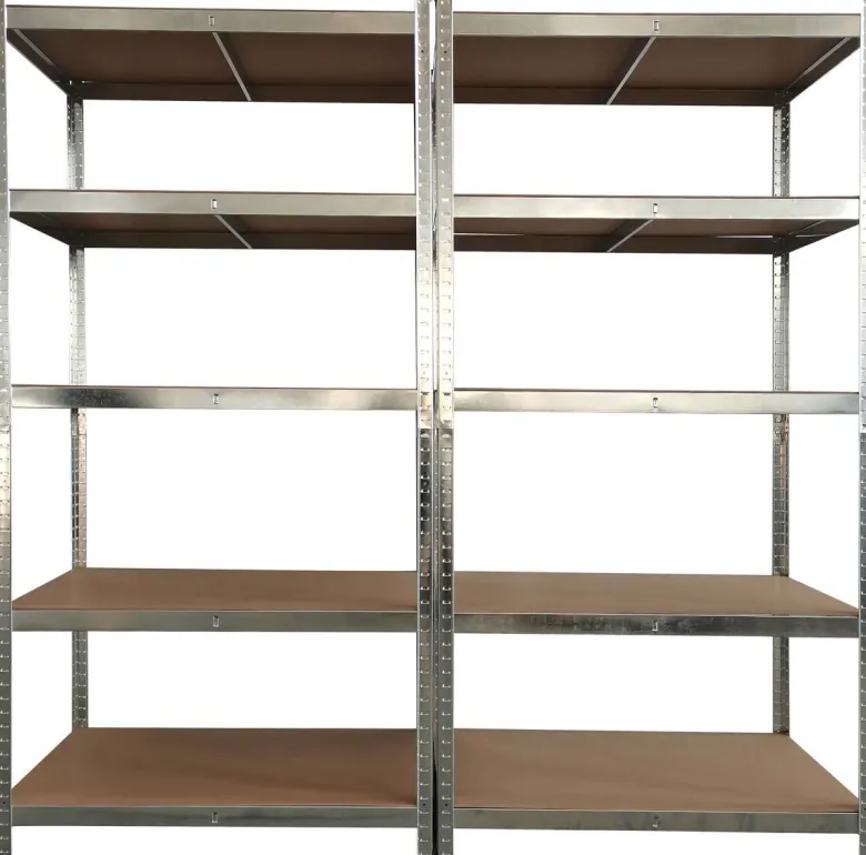 Schwerlaststeckregal 2er-Set verzinkt B/H/T: ca. 200x200x60 cm