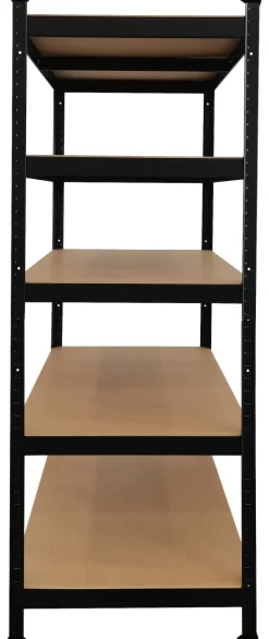 Schwerlaststeckregal schwarz B/H/T: ca. 120x180x60 cm
