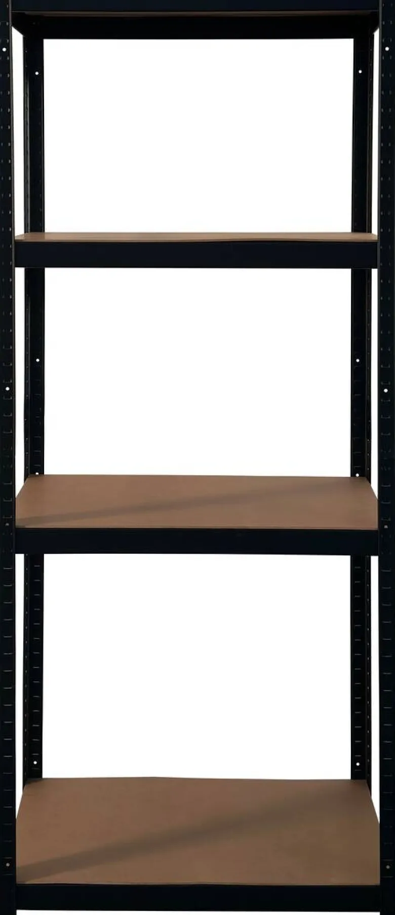 Schwerlaststeckregal schwarz B/H/T: ca. 75x150x30 cm