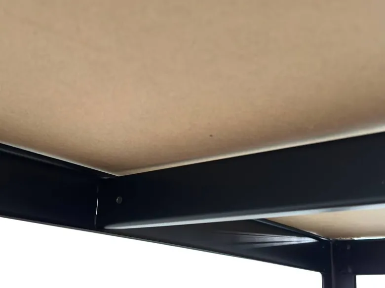 Schwerlaststeckregal schwarz B/H/T: ca. 75x150x30 cm