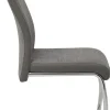 Schwingstuhl Alina 2er Set grau Webstoff B/H/T: ca. 43x59x98 cm
