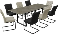 Schwingstuhl Canberra Cappuccino Samtoptik B/H/T: ca. 63x92x49 cm