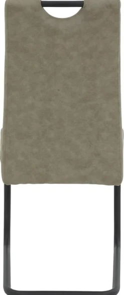 Schwingstuhl Dunja schlamm Vintage Microfaser B/H/T: ca. 43x98x58 cm