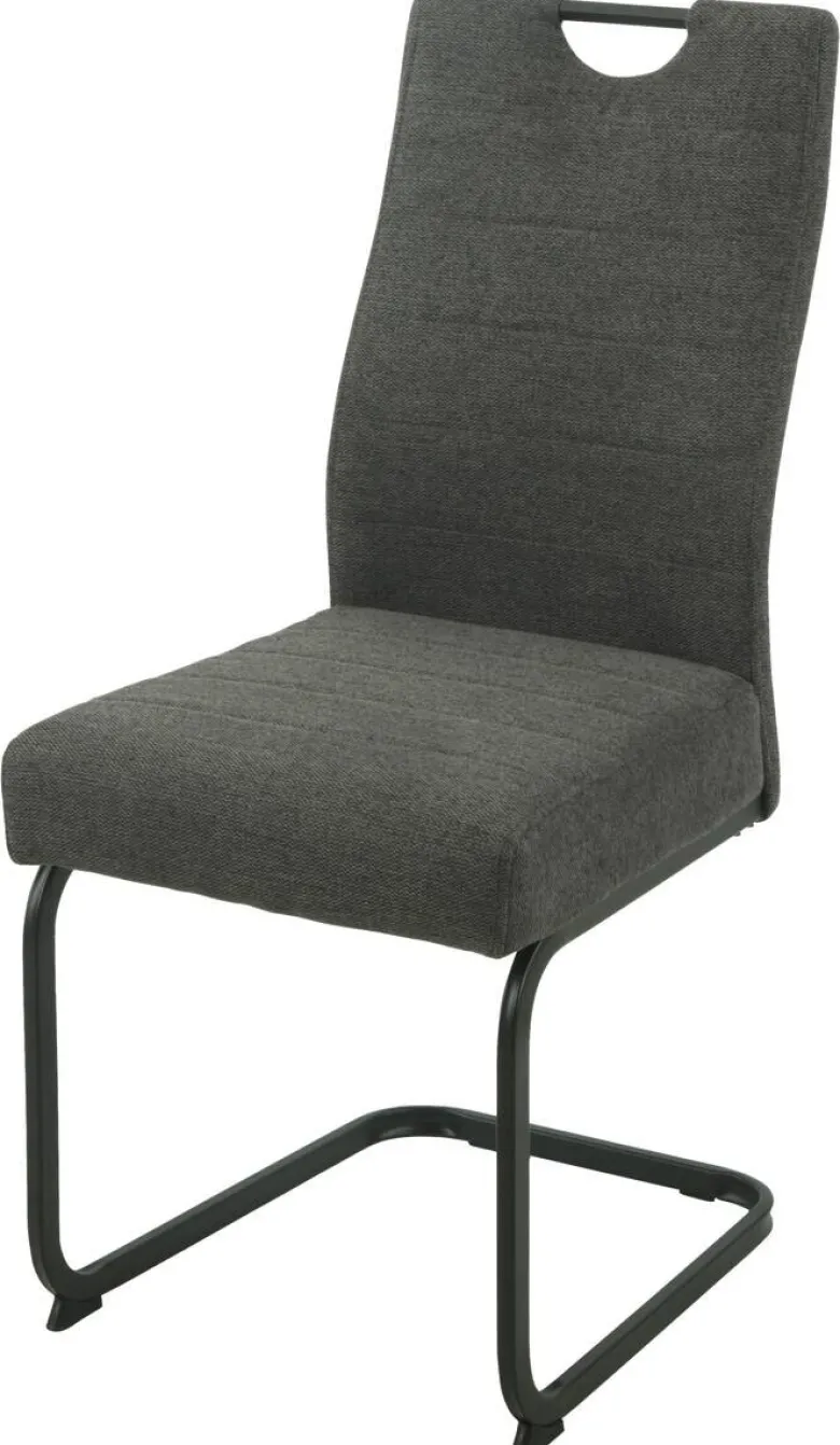 Schwingstuhl Finni anthrazit Microfaser B/H/T: ca. 59,5x98x44 cm
