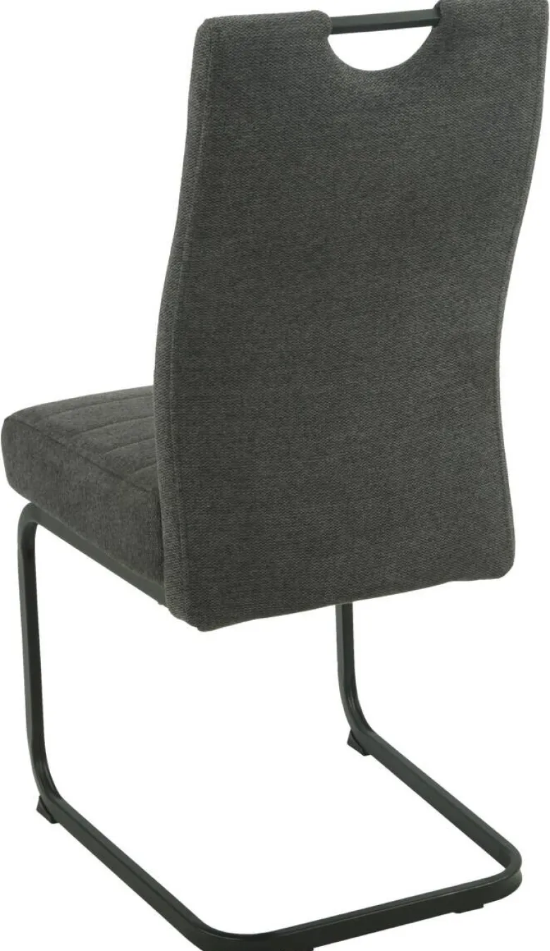 Schwingstuhl Finni anthrazit Microfaser B/H/T: ca. 59,5x98x44 cm