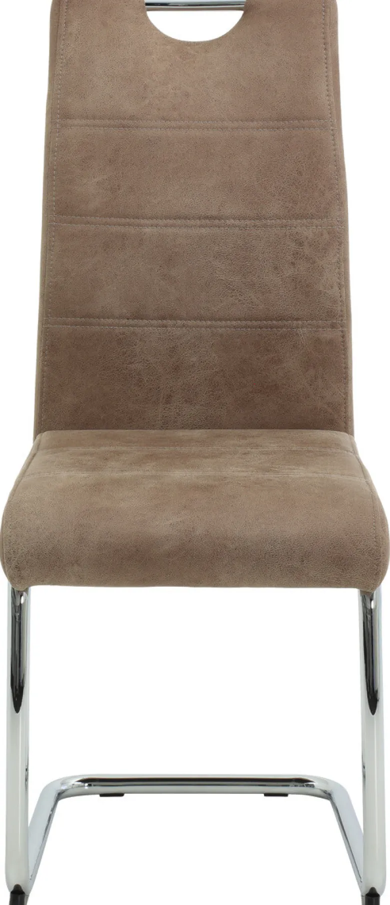 Schwingstuhl Flora beige Vintage Microfaser B/H/T: ca. 43x98x59 cm