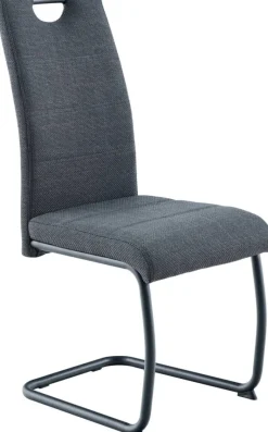 Schwingstuhl Florenz anthrazit Webstoff B/H/T: ca. 43x99x60 cm