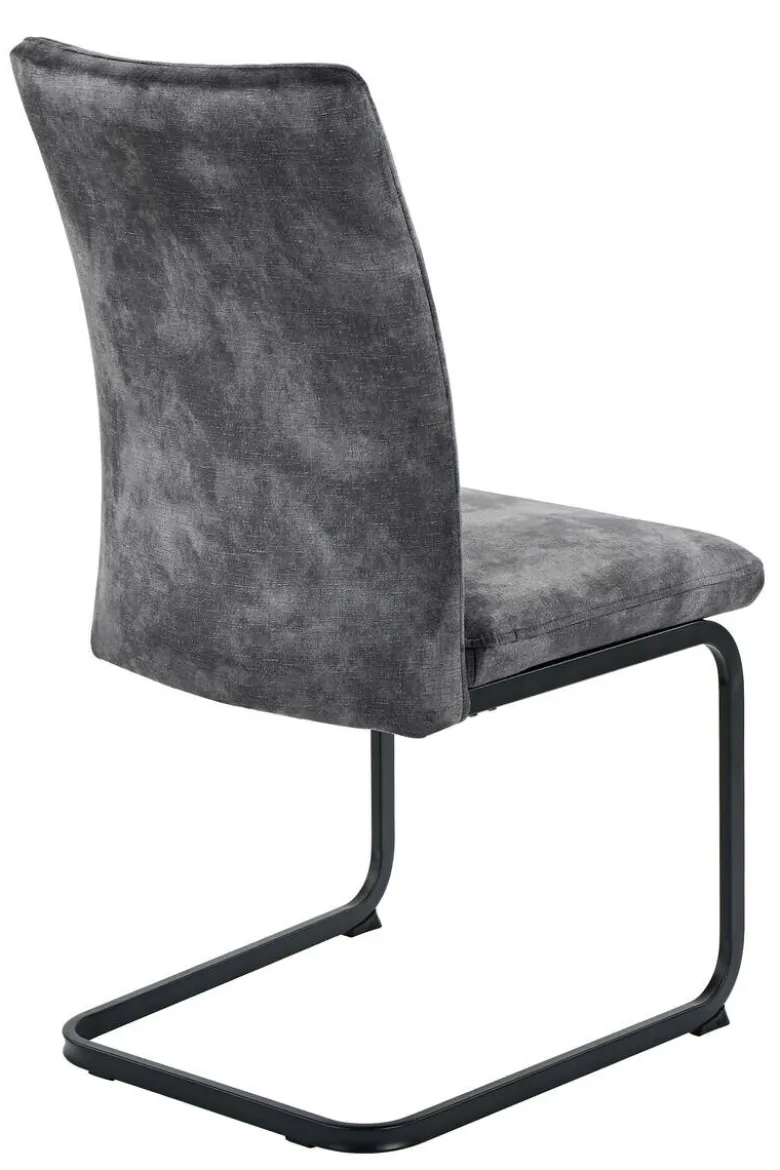 Schwingstuhl Gela anthrazit Microfaser B/H/T: ca. 49x98x62 cm