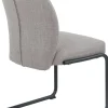 Schwingstuhl Karen II, 2er-Set schlamm Webstoff B/H/T: ca. 53x90x62 cm
