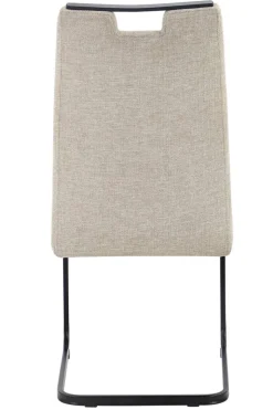 Schwingstuhl Kerstin II beige Webstoff B/H/T: ca. 47x100x65 cm