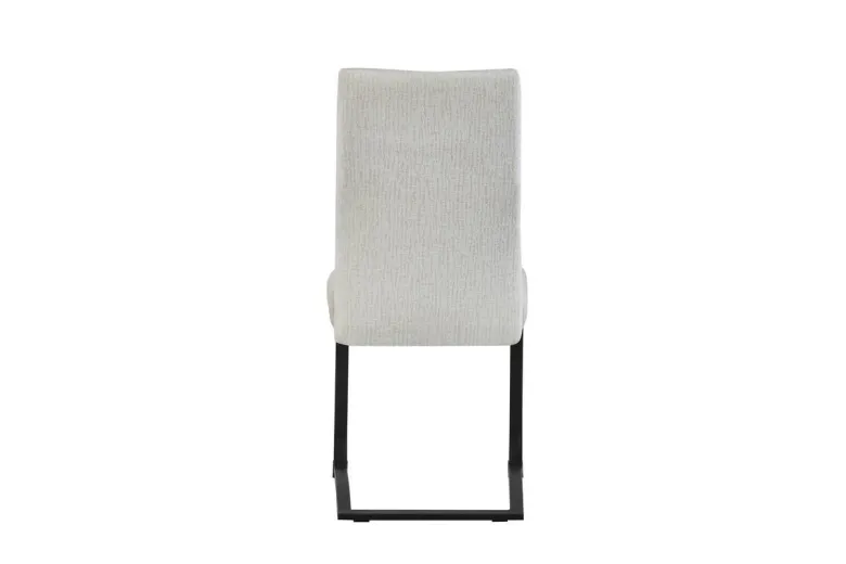 Schwingstuhl LENI, 2er Set creme schwarz Webstoff B/H/T: ca. 43x98x59 cm