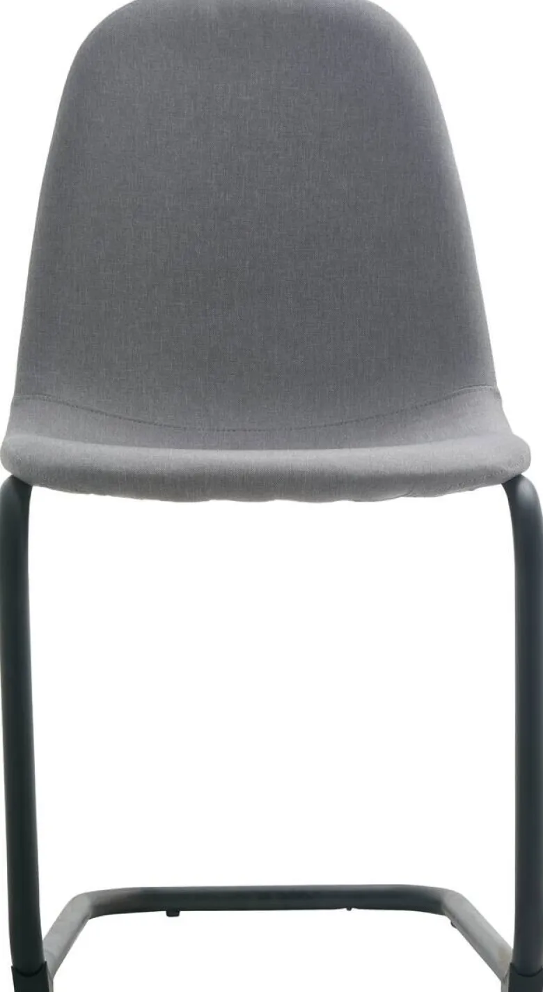 Schwingstuhl Leya grau Microfaser B/H/T: ca. 44x86x53 cm