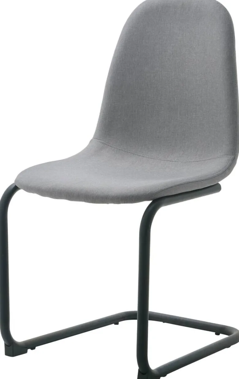 Schwingstuhl Leya grau Microfaser B/H/T: ca. 44x86x53 cm