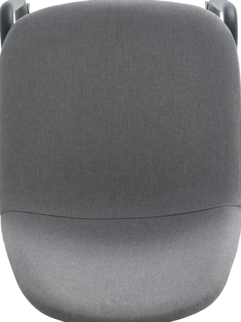 Schwingstuhl Leya grau Microfaser B/H/T: ca. 44x86x53 cm