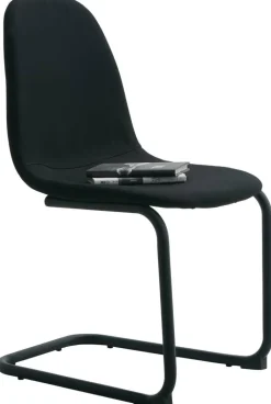 Schwingstuhl Leya schwarz Microfaser B/H/T: ca. 44x86x53 cm