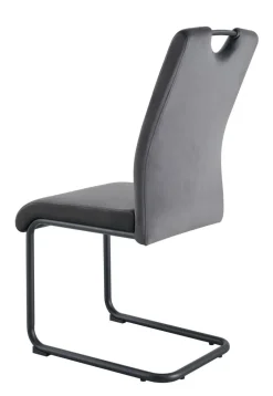 Schwingstuhl LISA, 2er Set anthrazit schwarz B/H/T: ca. 43x98x61 cm