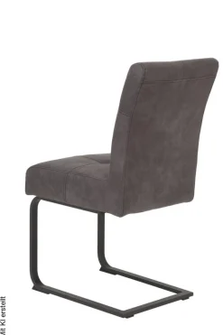 Schwingstuhl Luise anthrazit Vintage B/H/T: ca. 43x91x65 cm